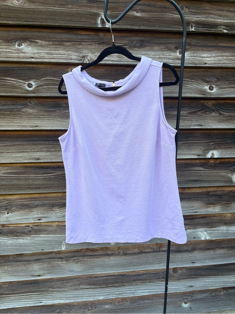Talbots Lavender Sleeveless Cowl Neck Tank